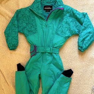 Vintage womens snuggler ski suit size 6